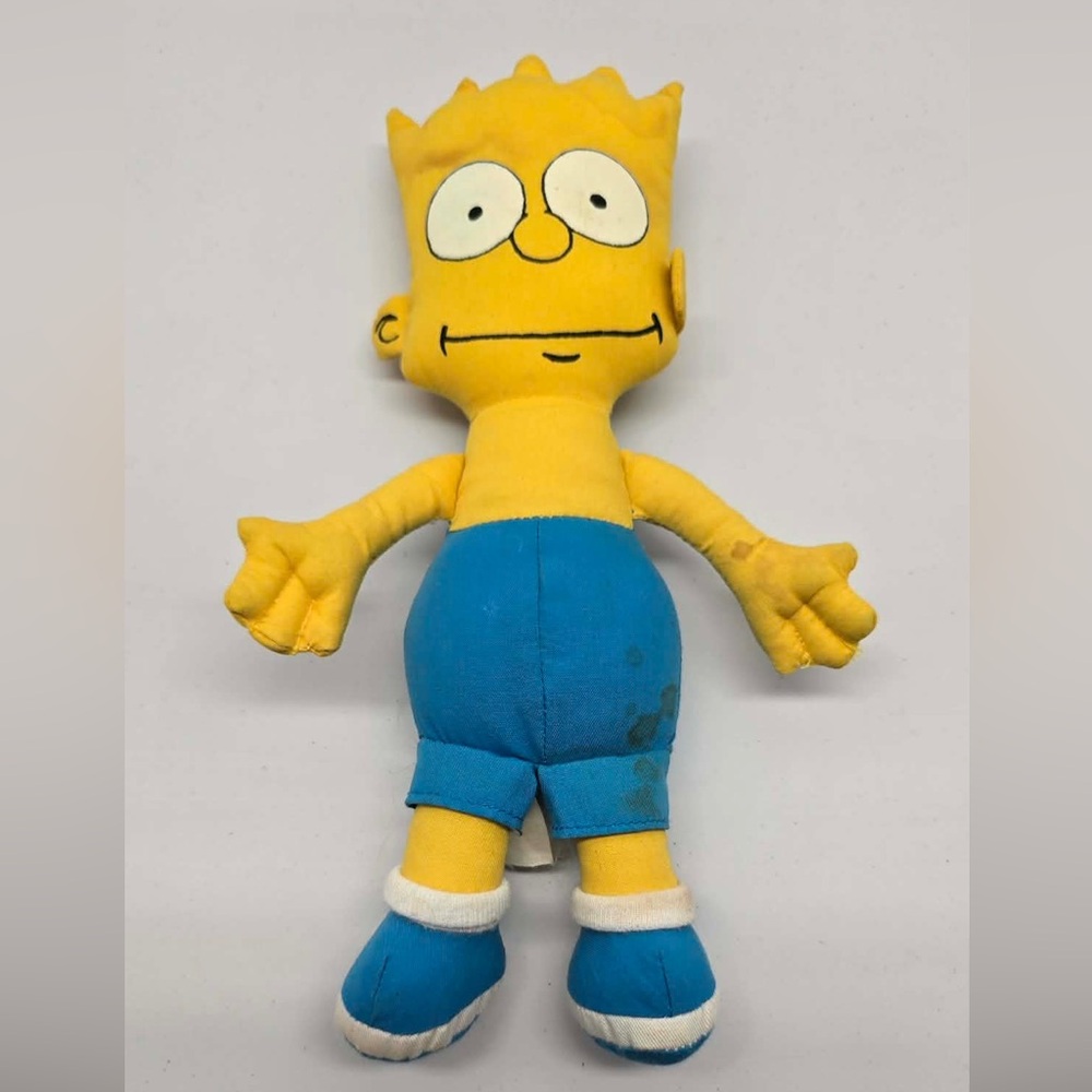 The‎ Simpsons Bart Simpson Plush Stuffed Toy Vintage Cartoon Collectible